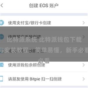 比特派系统 比特派钱包下载与安装教程:简单易懂,新手必看