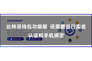 比特派钱包功能版  还需要进行实名认证和手机绑定